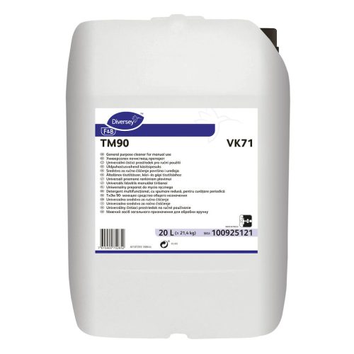 TM90 VK71 általános tisztítószer, kézi- és gépi tisztításhoz, 20 liter