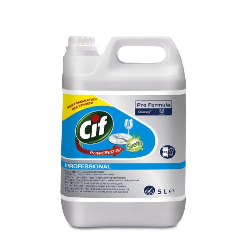 Cif Pro Formula Liquid gépi mosogatószer közepesen kemény és kemény vízhez, 5 liter