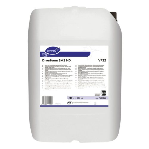 Diverfoam SMS HD VF22 nagy hatékonyságú, szilikátmentes, inhibiált hab tisztítószer, 20 liter