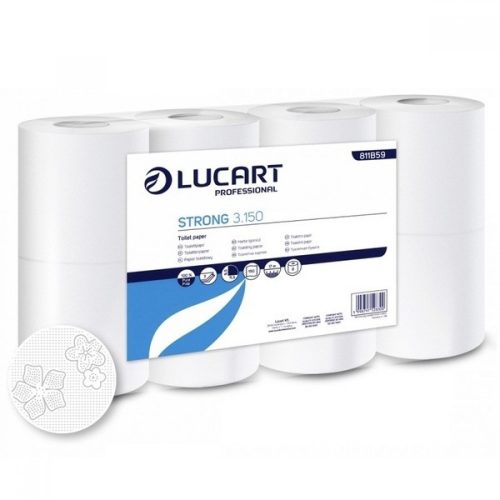 Lucart Strong 3.150 toalettpapír, 8 tekercs/csomag