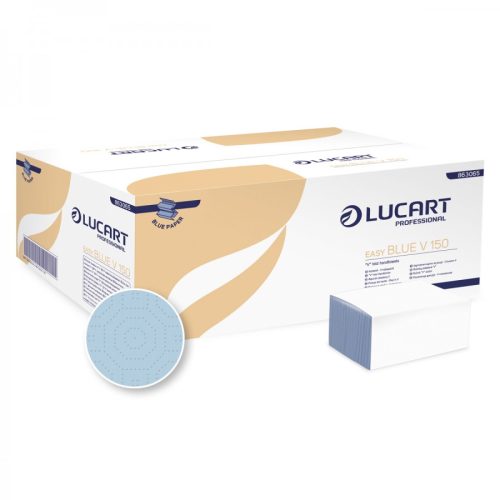 Lucart Easy Blue V 150 hajtogatott kéztörlő