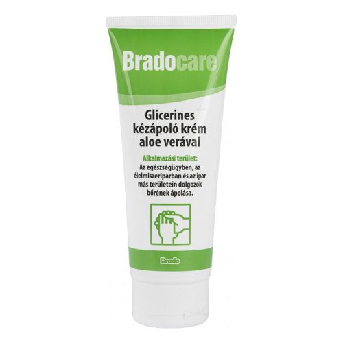 Bradocare glicerines kézápoló krém aloe verával, 100 ml